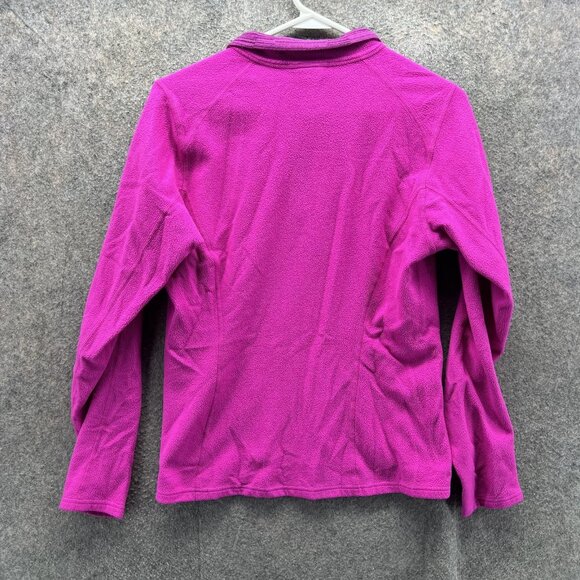 The North Face Sweater Womens Medium Pink Fleece Quarter Zip Pullover Outdoor - Picture 2 of 13